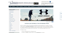 Desktop Screenshot of logoshirtswholesale.com